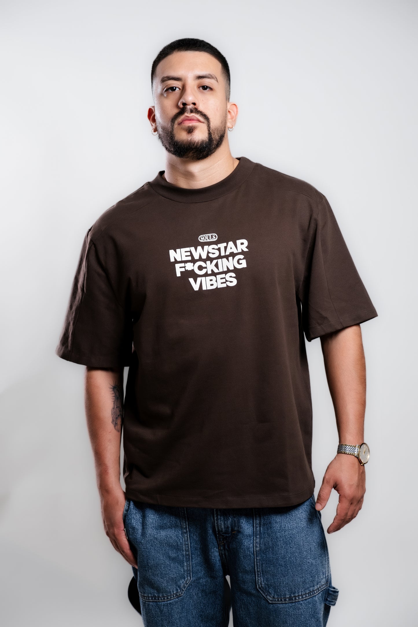 Brown Newstar tee